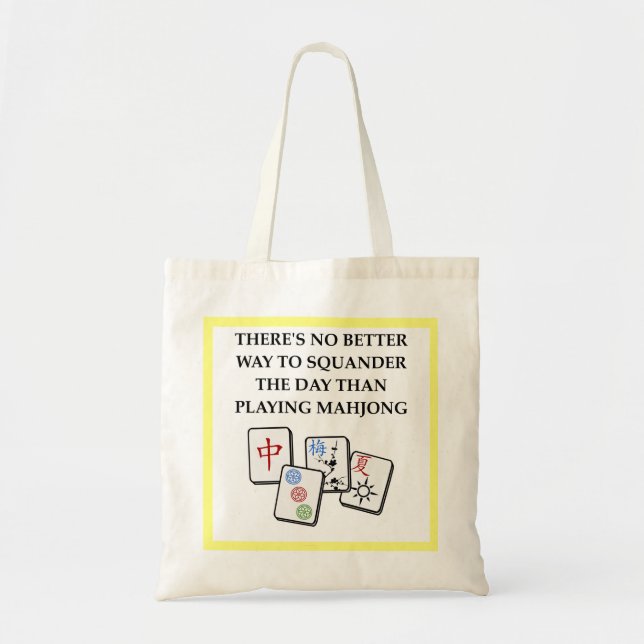 MAHJONG TOTE BAG (Front)