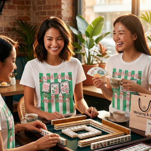Mahjong With My Mah Girls , Cute Mahjong  T-Shirt