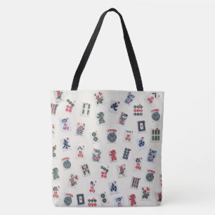 MahJongg game  tiles symbols design Tote Bag