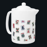 MahJongg tiles design<br><div class="desc">Personalise (Change the image or add background) on MahJongg tiles (symbols) designed  Zazzle Speciality Teapot. Great gift for MahJong Lovers,  MahJong Fans

#Teapot #MahJong #MahJongTiles  #MahJongg #MahJongSymbols  #Zazzle #ZazzleMade</div>