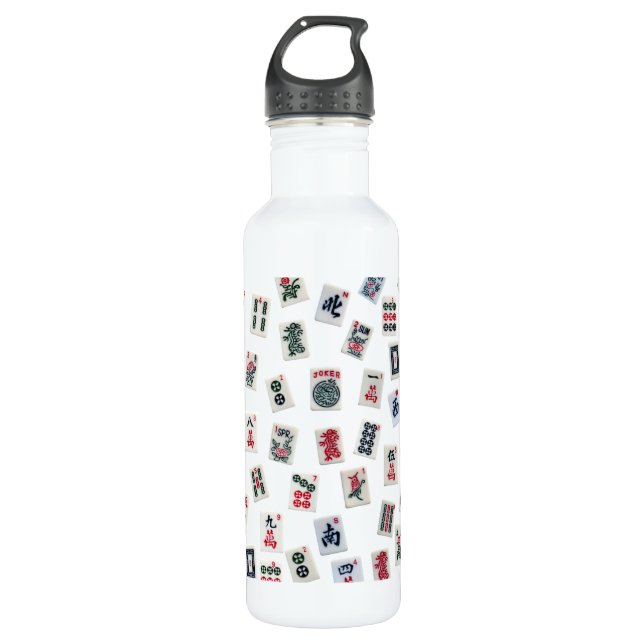 MahJongg tiles design  710 Ml Water Bottle (Front)