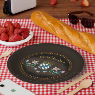 MAHLZEIT! Bavaria Paper Plate