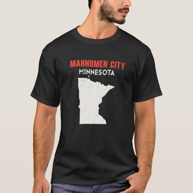 Mahnomen city Minnesota USA State America Travel M T-Shirt (Front)