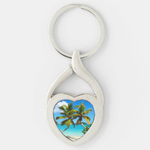 Maho Bay Beach Palms St John Stylish Keychains
