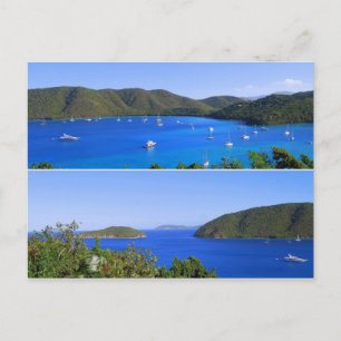 Maho Bay Collage, St. John, U.S.V.I. Postcard