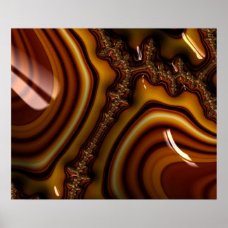 Mahogany - Fractal Print - Limited Edition