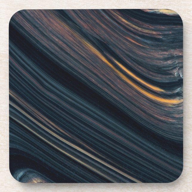 Mahogany Goldsheen Obsidian Coaster (Front)