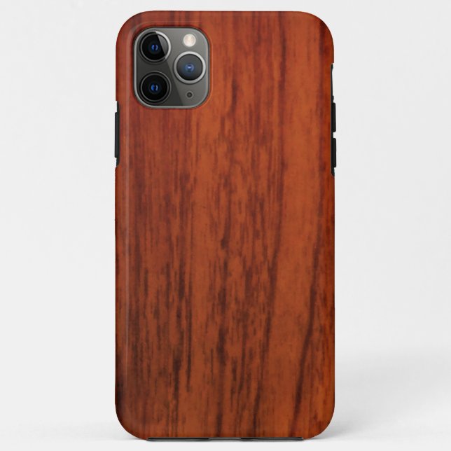 Mahogany Wood Case-Mate iPhone Case (Back)