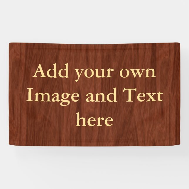 Mahogany wood fibre seamless background banner (Horizontal)