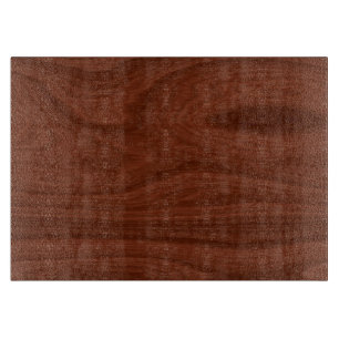 Mahogany Wood Pattern Look   Rustic Cutting Board