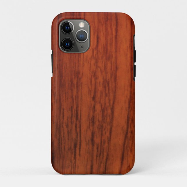 Mahogany Wood Print Case-Mate iPhone Case (Back)