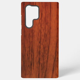 Mahogany Wood Print Samsung Galaxy Case