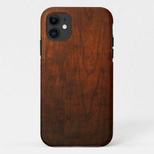 Mahogany Wood Texture iPhone 11 Case