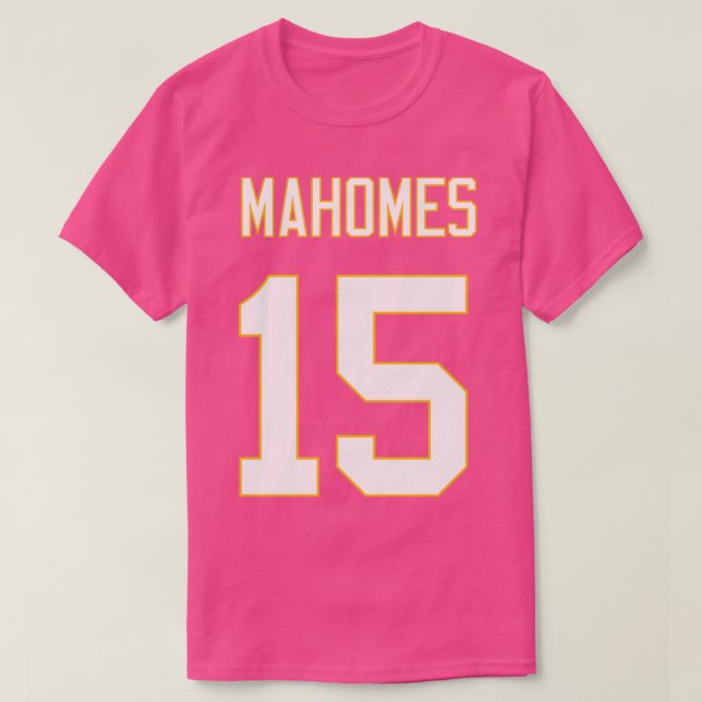 Mahomes 15 GOAT KC  T-Shirt (Design Front)