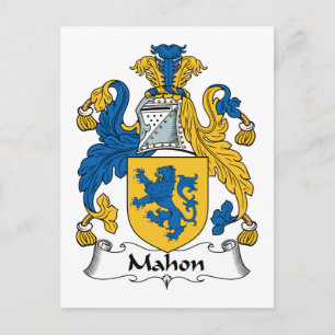 Mahon Family Crest Postcard