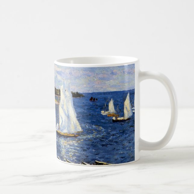 Mahone Bay by William Glackens Coffee Mug (Right)