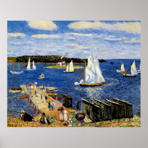 Mahone Bay by William Glackens Poster