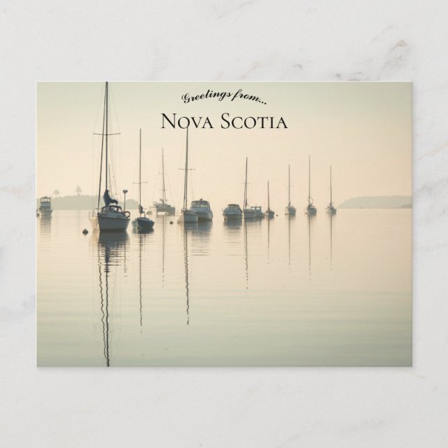 Mahone Harbour Mahone Bay Nova Scotia Postcard (Front)