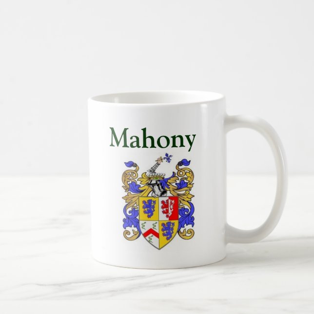 Mahony coat of arms coffee mug (Right)