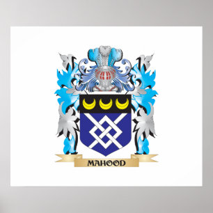 Mahood Coat of Arms - Family Crest Poster