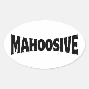 MAHOOSIVE OVAL STICKER