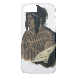 Mahsette-Kuiuab, Chief of the Cree Indians, plate iPhone 8/7 Case