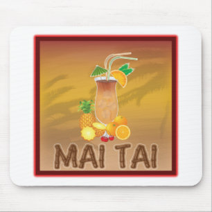 Mai Tai Cocktail Mouse Mat