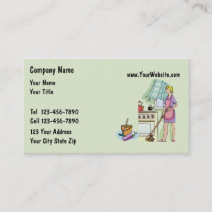 Maid Business Cards