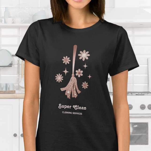 Maid Cleaning House Professional Cleaning Services T-Shirt (Creator Uploaded)