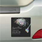 Maid Cleaning House Sparkling Holograph Broom