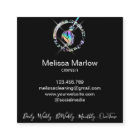 Maid Cleaning House Sparkling Holograph Broom Squa