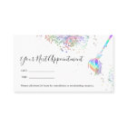 Maid Cleaning House Sparkling Holograph Next Appoi