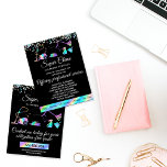 Maid Cleaning House Sparkling Holographic Flyer<br><div class="desc">Maid Cleaning House Sparkling Holographic</div>