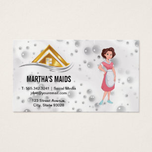 Maid House Logo Soap Bubbles Suds