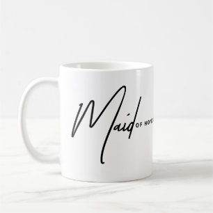 “Maid of Honor” Elegant Gift – Wedding Party Mug