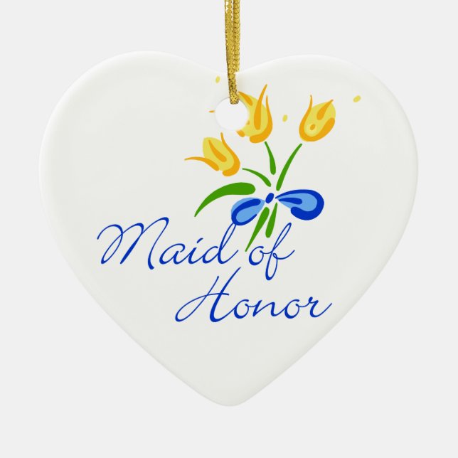 Maid of Honor Ornament (Front)