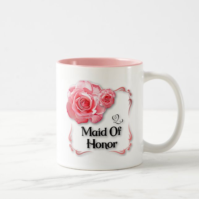 Maid of Honor Two-Tone Coffee Mug (Right)