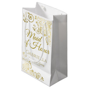 Maid of Honor Wedding Gift Bag Small