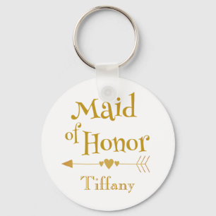 Maid of Honor Wedding Gifts Key Ring