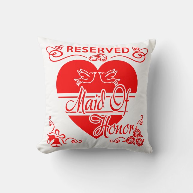 Maid of Honor's  Wedding Cushion (Front)