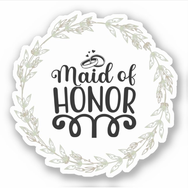 Maid of honour (Front)