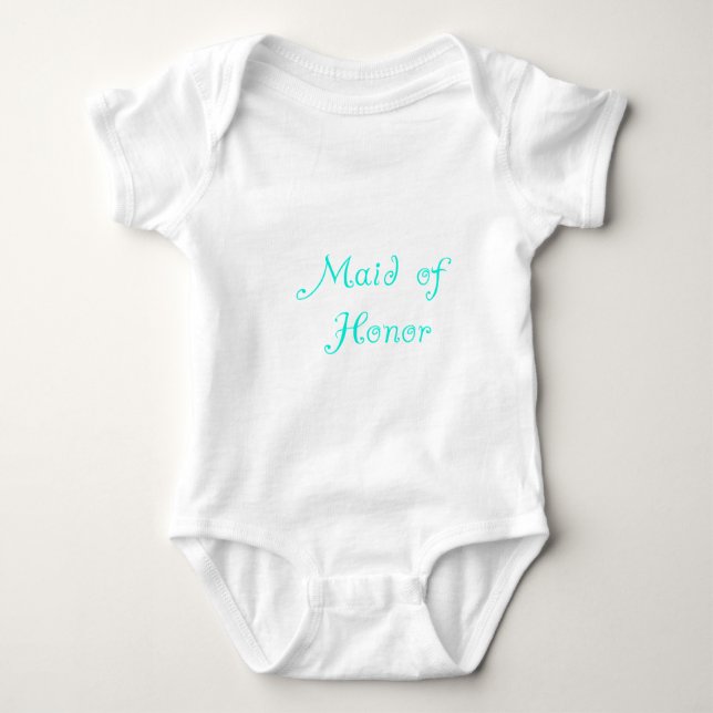Maid of Honour Baby Bodysuit (Front)