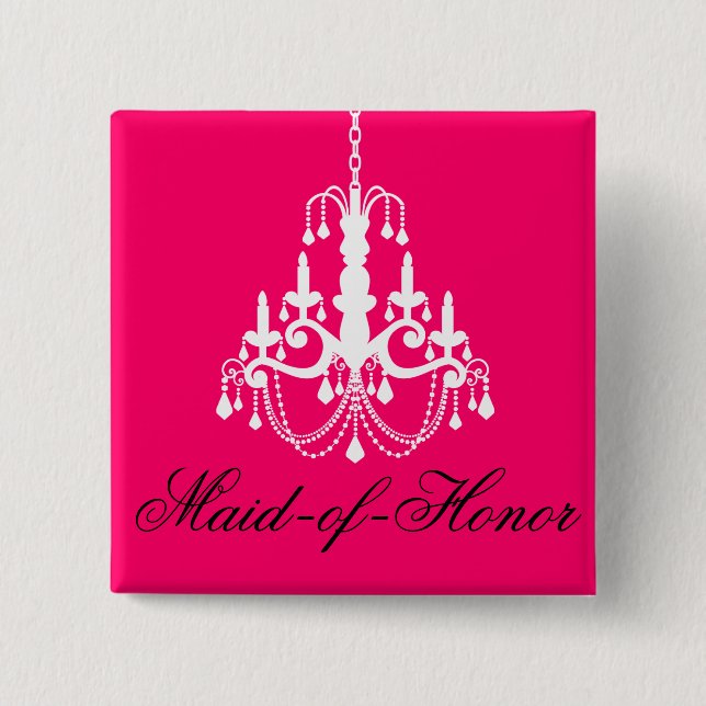 Maid-of-Honour Bachelorette Party Button (Front)
