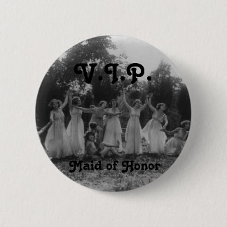 Maid of Honour Bachelorette Party Flair 6 Cm Round Badge