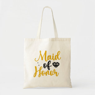 maid of honour bridesmaid gift wedding bridal part tote bag