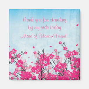 Maid of Honour/Bridesmaid Thank You Magnet
