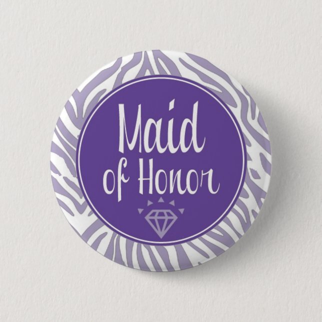 Maid of Honour Button (Front)