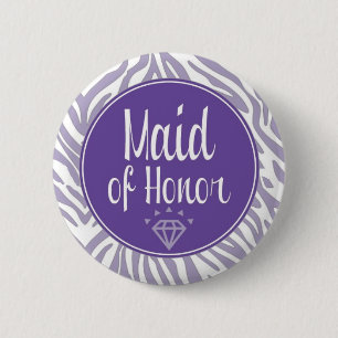 Maid of Honour Button