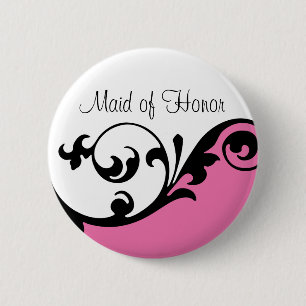 Maid of Honour Button
