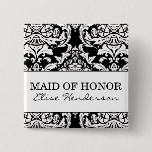 Maid of Honour Button